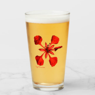Glas Tumbler Royal Poinciana 16 oz