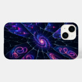 Glas Universum iPhone Case – Sci-Fi & Edgy Gift (Achterkant (horizontaal))