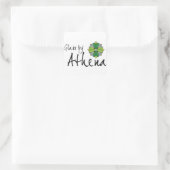 Glas van Athena Logo Stickers (Tas)