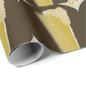 Glas van bier geanimeerd inpakpapier (Rol Hoek)