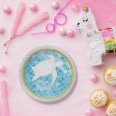 Glas van het Zee van de Kabel van de Schildpad van Papieren Bordje (Feest)