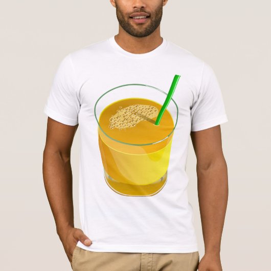 Glas van Juice Mannen T-shirt (Voorkant)