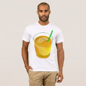 Glas van Juice Mannen T-shirt (Voorkant volledig)