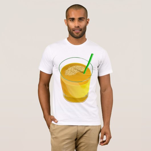 Glas van Juice Mannen T-shirt (Voorkant volledig)
