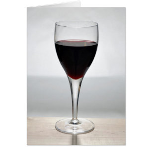Glas van rode wijn