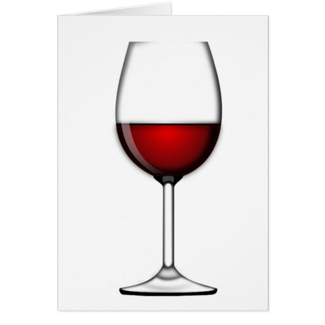 GLAS VAN RODE WIJN (Voorkant)