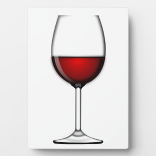 GLAS VAN RODE WIJN FOTOPLAAT