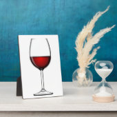 GLAS VAN RODE WIJN FOTOPLAAT (Zijkant)