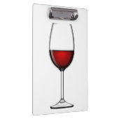GLAS VAN RODE WIJN KLEMBORD (Rechts)