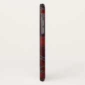 Glas van rood en zwart Case-Mate iPhone case (Achterkant/links)