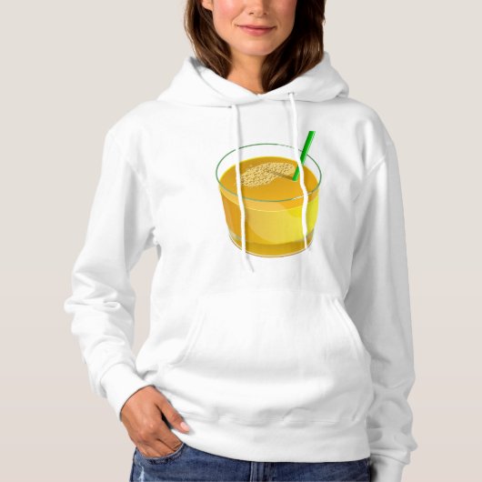 Glas van Sap Vrouwen Hoodie (Voorkant)