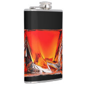 glas van whiskeyfles heupfles (Rechts)