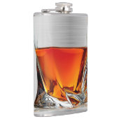 glas van whiskeyfles heupfles (Rechts)