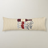 Glas van wijn, geen druiven, roodroos lichaamskussen (Voorkant)