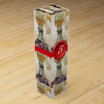 GLAS VAN WIJN, OUD VINEYARD, RODE WAXZEEMONOGRAM WIJN GESCHENKDOOS<br><div class="desc">Elegant, klassiek monogram ontwerp voor wijnproeverende partij in helder zwart, wit, geel groen.Prachtige gele rode druiven, druiven, druiven, herfstbladeren.Deel van klassieke, elegante stijl maakt nog steeds leven collectie " Sason's Fruits ".Dit klasseontwerp is perfect voor herfstbruiloften, verjaardagsfeestdagen, Sweet 16 verjaardagen, behalve datum, bedankt, baby showers, feestdagen, gezinsherenigingen . het kan...</div>
