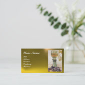 GLAS VAN WIJN, OUDE DRUIVENVINEYARD VISITEKAARTJE (Staand voorkant)