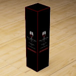 Glas van Wijn, Wijnbar/Winery Wijn<br><div class="desc">Wijnglas,  Wijnbar/Wijnmakerij Wijndoos door de Visitekaartje Store.</div>