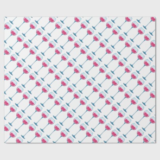 Glas van wijnrestanten cadeaupapier (Vlak)