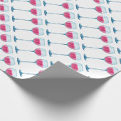 Glas van wijnrestanten cadeaupapier (Hoek)