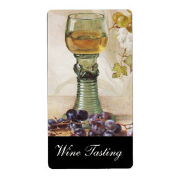 GLAS VAN WITTE WIJN, OUDE DRUIVENVINEYARD ETIKET