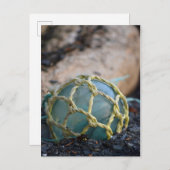 Glas Vissen Float, verticaal Briefkaart (Voorkant / Achterkant)