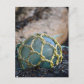 Glas Vissen Float, verticaal Briefkaart (Voorkant)