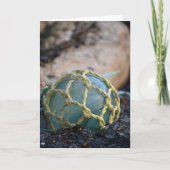 Glas Vissen Float, verticaal Kaart (Voorkant)