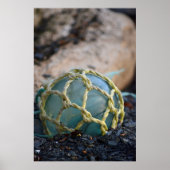 Glas Vissen Float, verticaal Poster (Voorkant)