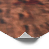 Glas vol met rode granaatappelzaad poster (Hoek)