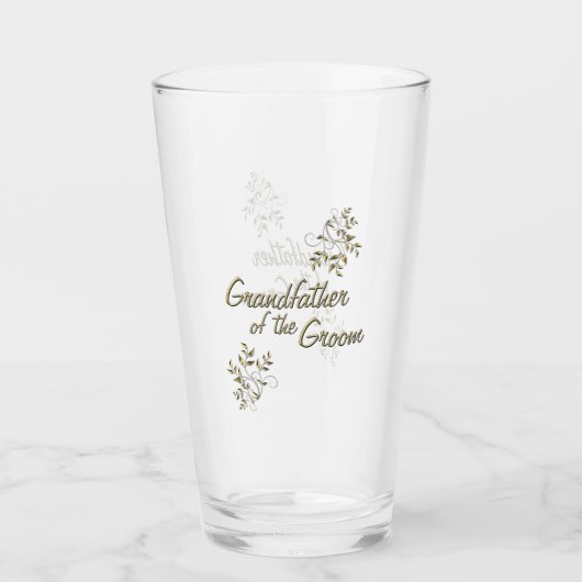 Glas voor de Opa van de Bruidegom (Voorkant)