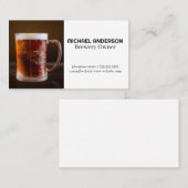 Glas voor Mok, bevroren | Restaurant Visitekaartje (Voorkant / Achterkant)