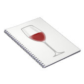 Glas wijn notitieboek (Rechterzijde)