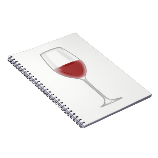 Glas wijn notitieboek (Rechterzijde)