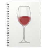 Glas wijn notitieboek (Voorkant)