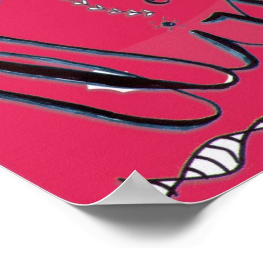 Glas wijn poster (Hoek)