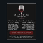 Glas Wijn, Wijnbar/Wijnmakerij Adverteren Flyer<br><div class="desc">Wijnglas,  Wijnbar/Wijnmakerij Adverteren Flyers bij The Visitekaartje Store.</div>