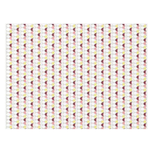 Glas witte rode bril Winery Wine Lover Tafelkleed (Voorkant (Horizontaal))