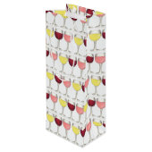 Glas witte rode bril Winery Wine Lover Wijn Cadeautas (Achterkant Gekanteld)