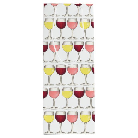 Glas witte rode bril Winery Wine Lover Wijn Cadeautas (Achterkant)