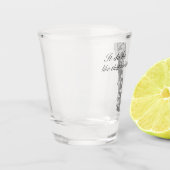 Glas, zoals dat soms het geval is shot glas (Links)