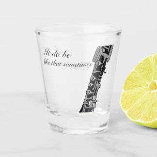 Glas, zoals dat soms het geval is shot glas