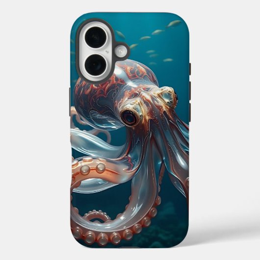 Glasachtige octopus in het diepe Zee Case-Mate iPhone Case (Achterkant)