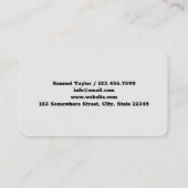 glasbedrijf visitekaartje (Achterkant)