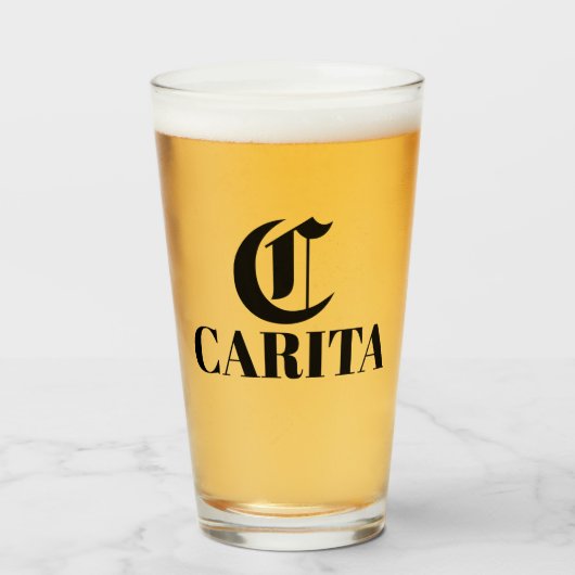 Glasbeker Glas (Voorkant gevuld)