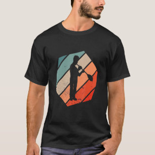 Glasblazende Glasblazer Glasvormend Hexa Retro T-shirt