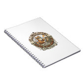 Glasblazer Gebrandschilderde Glasmaker Kat Glasbla Notitieboek (Rechterzijde)