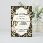 Glasbloemen, ballon, Pensioenpartij Kaart (Staand voorkant)