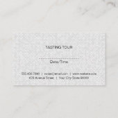 Glasbril voor wijn | Winnerij Visitekaartje (Achterkant)