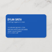 Glasfabriek van Glass Company Visitekaartje (Achterkant)