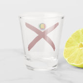 Glasglas voor de zegel van Alabama Shot Glas (Achterkant)